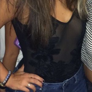 Lace body suit